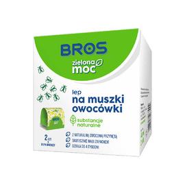 Bros Zielona Moc lep na muszki owocówki 2 szt.