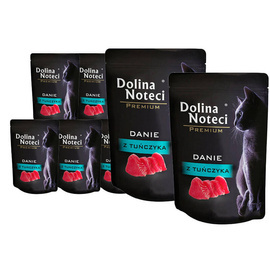 Mokra karma dla kota Dolina Noteci Premium danie z tuńczyka 10 x 85 g + danie z tuńczyka 85 g gratis