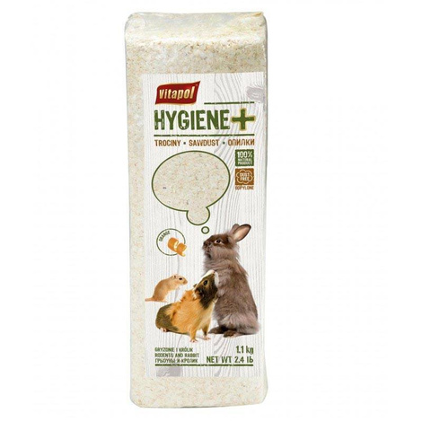 Trociny prasowane Vitapol dla gryzoni i królików pomarańczowe 1,1 kg 12-14 l