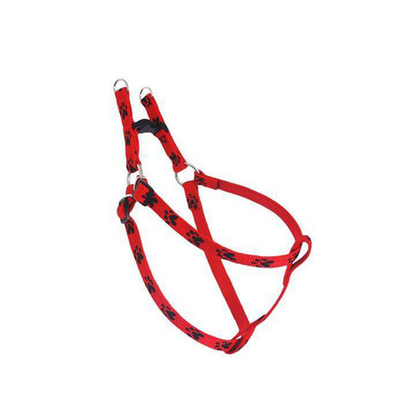 Szelki regulowane Chaba Łapki 3-60 cm Czerwono-czarne