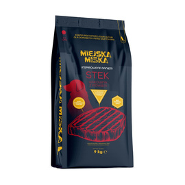 Gaczoo Miejska Miska Sucha karma dla psa L/XL Stek Wołowina 9 kg