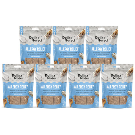 Dolina Noteci Smart Chews Allergy Relief Gryzaki funkcjonalne dla psa ze skłonnościami do alergii zestaw 7 x 100 g