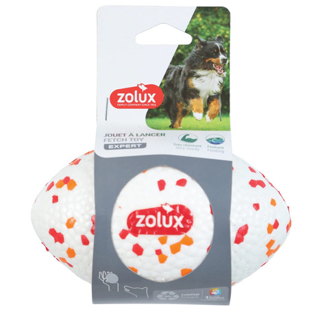 Zolux Etpu Zabawka dla psa wytrzymała piłka rugby do aportowania 12,7 cm