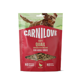 Carnilove Dog Soft Snack Miękkie przysmaki dla psów z przepiórką i oregano 200 g