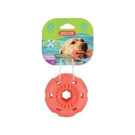 Zolux TPR Moos Zabawka gryzak dla psa piłka pomarańczowa 8 cm