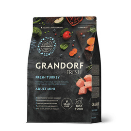 Grandorf Dog Fresh Turkey Mini Karma sucha dla psów małych ras Indyk 3 kg