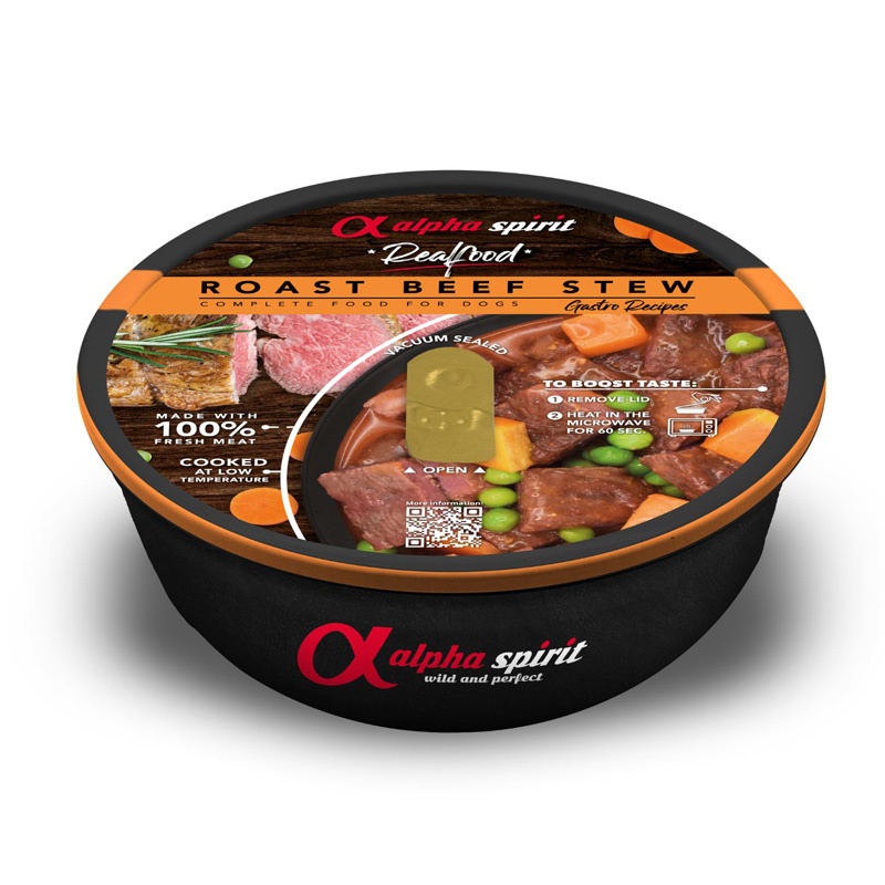 Alpha Spirit Real Food Karma mokra dla psa wołowina w sosie 280 g