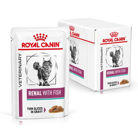 Royal Canin Renal Fish Karma mokra dla kota z niewydolnością nerek z rybą pakiet 12 x 85 g