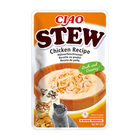 INABA STEW Potrawka z kurczaka w kremowym sosie dla kota 40 g
