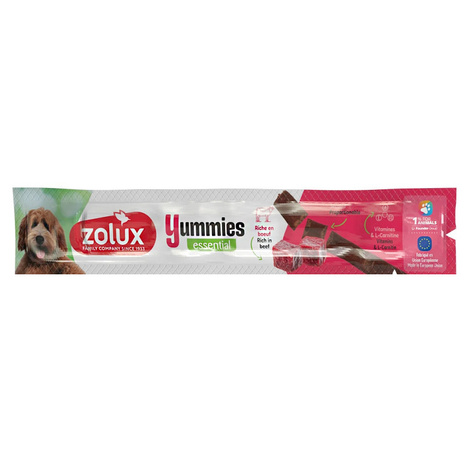 Zolux Yummies Miękki przysmak treningowy dla psa pałeczka wołowina 1 szt. 12 g