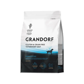 Grandorf Dermatosis Sucha karma weterynaryjna dla psów z łososiem 1 kg