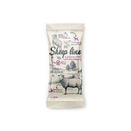 Syta Micha Sheep Line kość do żucia dla psa do żucia w skórze łososia 12 cm