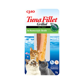 INABA Przysmak dla Kota Grillowany Filet z Tuńczyka w domowym bulionie 15 g