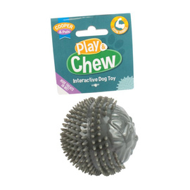 Cooper & Pals Zabawka dla psa kolczasta piłka czarna 8,3 cm