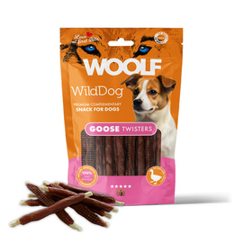 Woolf WildDog Twister Przysmak dla psa z gęsią 100 g