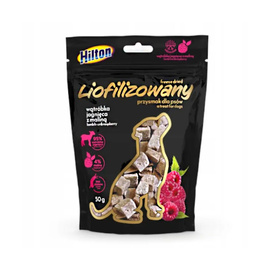 Hilton Liofilizowany przysmak dla psa z wątróbką jagnięcą i maliną 50 g