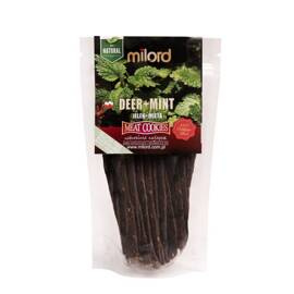 Milord Przysmak dla psa jeleń z miętą paski 70 g
