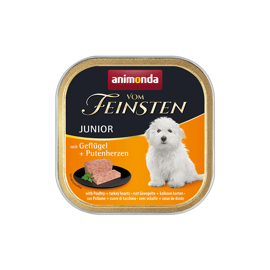 Karma mokra dla psa Animonda vom Feinsten Dog Junior Drób i Serca Indyka 150g