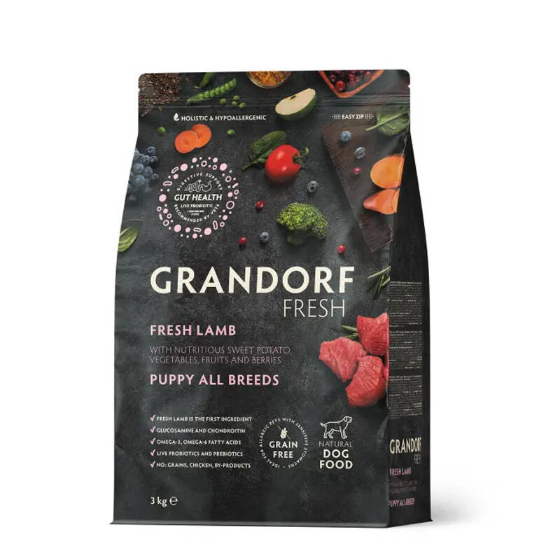 Grandorf Dog Fresh Lamb Puppy Karma sucha dla szczeniąt Jagnięcina 3kg