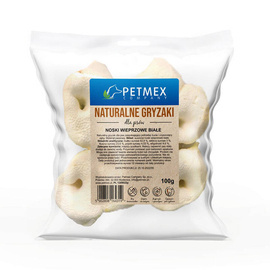 PETMEX Noski wieprzowe białe 100 g