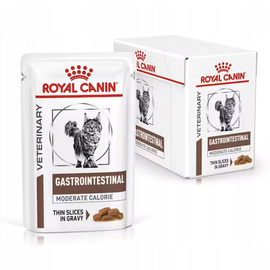 Royal Canin Gastrointestinal Moderat Calorie Karma mokra dla kota z zaburzeniami trawienia pakiet 12 x 85 g