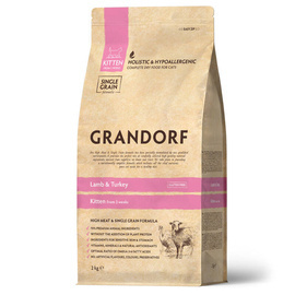 Grandorf Lamb & Turkey Karma sucha dla kociąt z jagnięciną i indykiem 2 kg