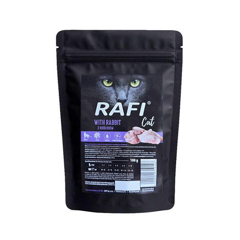 Karma sucha dla kota Rafi Cat z królikiem 100 g