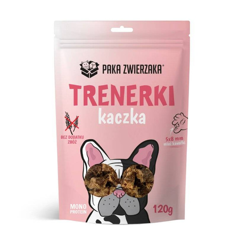 Paka Zwierzaka Trenerki Kaczka treserki dla psa 120 g