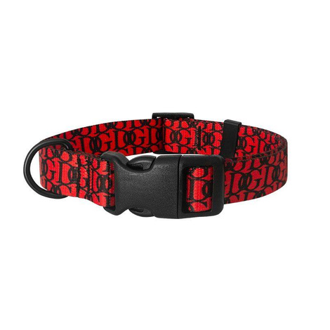 Obroża regulowana Chaba Fashion - 15-42 cm Czerwona