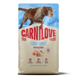 Carnilove True Fresh Dog Adult Karma sucha dla psów z rybą i indykiem 4 kg