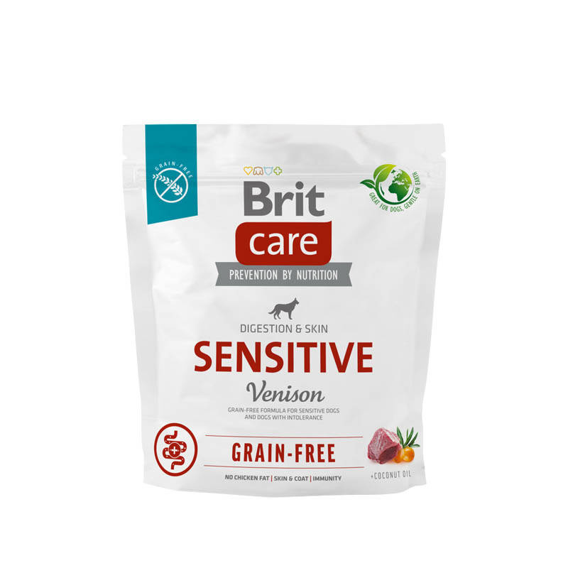 Brit Care Dog Grain-Free Sensitive Venison Karma sucha dla psa z nietolerancją pokarmową 1 kg