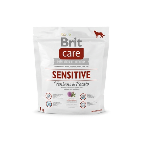 Karma sucha Brit Care Sensitive Venison & Potato 1 kg