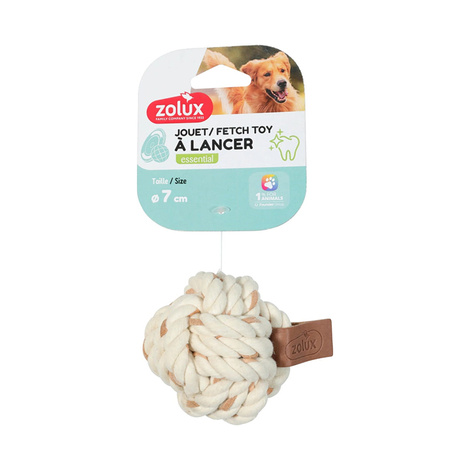 ZOLUX Piłka sznurowa LEATHER TOUCH 7 cm