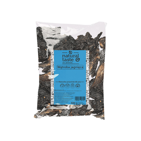 Natural Taste Naturalny przysmak gryzaki dla psa wątroba jagnięca 600 g