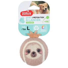 Zolux Zabawka dla psa piłka tenisowa Leniwiec L