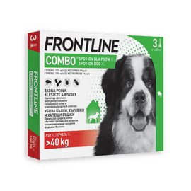 Frontline Combo Spot-on Roztwór do nakrapiania przeciwko pchłom i kleszczom dla psów XL 3 pipetki 4,02 ml