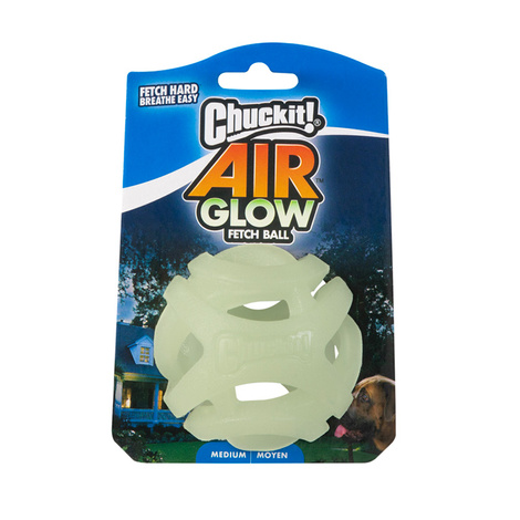 Pet Supplies Chuckit! Max Glow Air Fetch Piłka świecąca w ciemności zabawka dla psa medium 6,5 cm 1 szt.