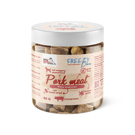 Syta Micha Freezy Pure Liofilizowane przysmaki dla psa mięso wieprzowe 80 g