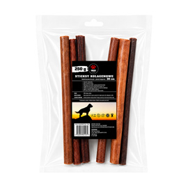 Oners pałeczki kolagenowe 30 cm naturalny przysmak gryzak dla psa 250 g