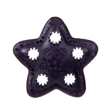 Barry King Zabawka na przysmaki dla psa gwiazda czarna 12,5 cm