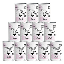 Paka Zwierzaka Karma mokra dla psa PEPE Duck kaczka zestaw 12 x 400 g