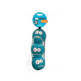 COOCKOO zabawka piłki Breezy 3 szt. niebieskie L 7,6 cm