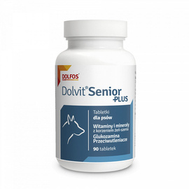 Dolvit Senior Plus 90 Tabletek kompleks witamin dla starszych psów