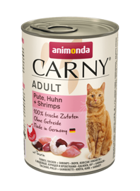 Karma dla kota Animonda Carny Adult Indyk, Kurczak i Krewetki 400g
