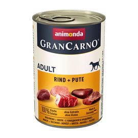 Karma dla psa Animonda GranCarno Adult Wołowina i Indyk 400g