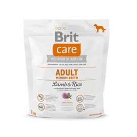 Karma dla psa Brit Care New Adult Medium Breed Lamb & rice 1 kg