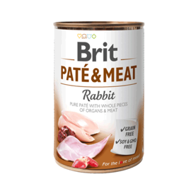 Karma mokra dla psa Brit Pate & Meat Rabbit 400 g