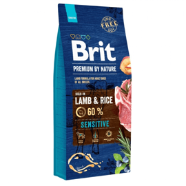 Karma sucha Brit Premium by Nature Sensitive Lamb 15 kg