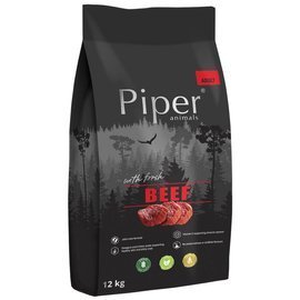 Karma sucha dla psa Piper Animals z wołowiną 12 kg