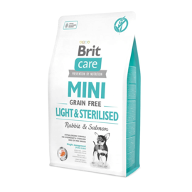 Karma sucha dla psów Brit Care Mini Grain Free Light & Sterilised 2 kg